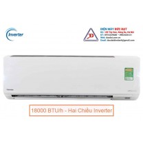 Điều hòa Toshiba Inverter 2 chiều 18000BTU Gas R410A RAS-18S3KV